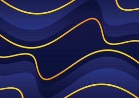 gradient wave blue background abstract style vector