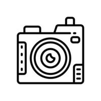 camera icon. vector line icon for your website, mobile, presentation, and logo design.