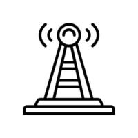 antenna icon. vector line icon for your website, mobile, presentation, and logo design.