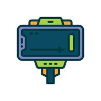 vlog icon. vector filled color icon for your website, mobile, presentation, and logo design.