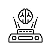 hologram icon. vector line icon for your website, mobile, presentation, and logo design.