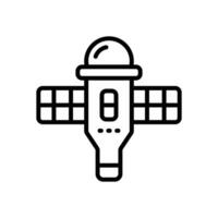 satellite icon. vector line icon for your website, mobile, presentation, and logo design.