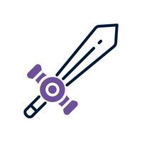 fantasy sword icon. vector dual tone icon for your website, mobile, presentation, and logo design.