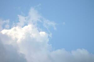 photo of bright clouds in the late afternoon.