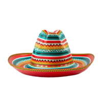 ai generiert cinco de Mayo Hut isoliert auf transparent Hintergrund. png