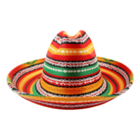 ai generiert cinco de Mayo Hut isoliert auf transparent Hintergrund. png