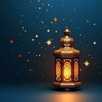 Eid mubarak and ramadan kareem greetings with islamic lantern and mosque. Eid al fitr background. Eid al fitr background of window concept by AI Generated photo