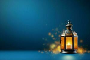 Eid mubarak and ramadan kareem greetings with islamic lantern and mosque. Eid al fitr background. Eid al fitr background of window concept by AI Generated photo