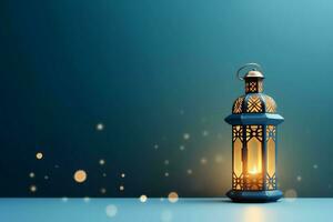 Eid mubarak and ramadan kareem greetings with islamic lantern and mosque. Eid al fitr background. Eid al fitr background of window concept by AI Generated photo