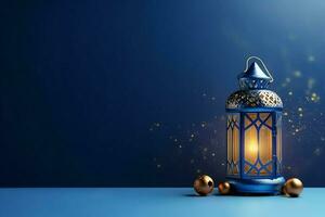 Eid mubarak and ramadan kareem greetings with islamic lantern and mosque. Eid al fitr background. Eid al fitr background of window concept by AI Generated photo