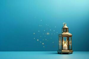 Eid mubarak and ramadan kareem greetings with islamic lantern and mosque. Eid al fitr background. Eid al fitr background of window concept by AI Generated photo