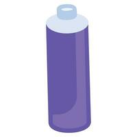 Flat Hazardous Waste Can Dangerous Liquid Icon vector