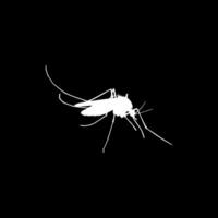 Mosquito Silhouette, can use for Art Illustration Pictogram, Website, and Graphic Design Element. Vector Illustration