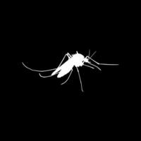 Mosquito Silhouette, can use for Art Illustration Pictogram, Website, and Graphic Design Element. Vector Illustration