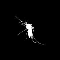 Mosquito Silhouette, can use for Art Illustration Pictogram, Website, and Graphic Design Element. Vector Illustration