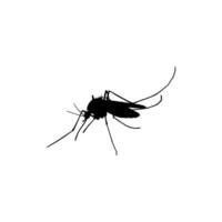 Mosquito Silhouette, can use for Art Illustration Pictogram, Website, and Graphic Design Element. Vector Illustration