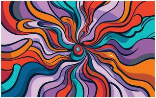 abstract background with colorful swirls. Vector illustration for your design, abstract colorful background with waves and lines. Vector illustration for your design