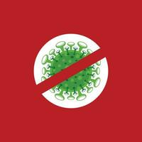 Corona Virus 2020. Corona Virus in Wuhan, China, Global Spread, and Concept of Icon of Stopping Corona Virus vector
