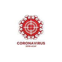 ilustración gráfico vector de corona virus en Wuhan, corona virus infección. 2019-nvoc virus.corona virus microbio.