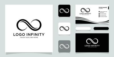 Infinity logo design.Grunge infinity symbol. vector