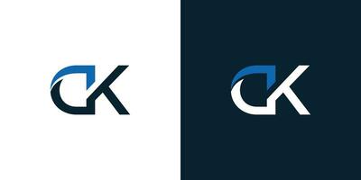 DK logo. Company logo. Monogram design. Letters D and K. vector