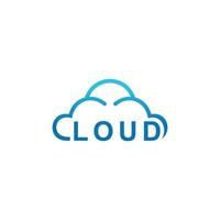 cloud logo template vector symbol