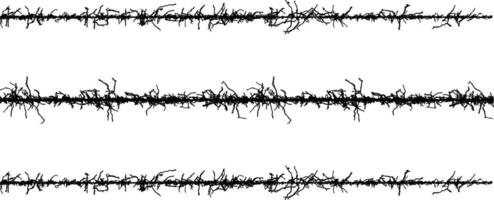 a set of wire fence fence wire grass black and white vector branches, a black and white vector of a line of grass