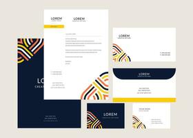 vector pattern stationery template