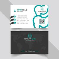 minimal vector corporate card design