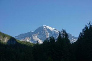 Glaciers on Mount Rainier photo