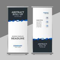 creative vector blue ribbon roll up