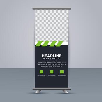 profesional negocio rodar arriba monitor espectador de pie modelo diseño vector