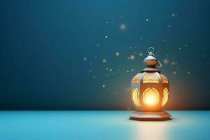 Eid mubarak and ramadan kareem greetings with islamic lantern and mosque. Eid al fitr background. Eid al fitr background of window concept by AI Generated photo
