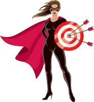 Super Heroine Target vector