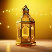 Eid mubarak and ramadan kareem greetings with islamic lantern and mosque. Eid al fitr background. Eid al fitr background of window concept by AI Generated photo