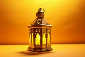 Eid mubarak and ramadan kareem greetings with islamic lantern and mosque. Eid al fitr background. Eid al fitr background of window concept by AI Generated photo