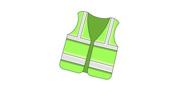 animated video of the vest icon