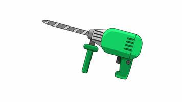 animated video of the drill tool icon