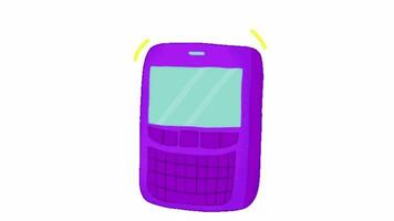 2d animated phone video