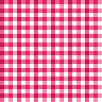 Pink shade plaid pattern background. plaid pattern background. plaid background. Seamless pattern. for backdrop, decoration, gift wrapping, gingham tablecloth. vector