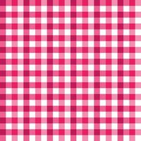 Pink shade plaid pattern background. plaid pattern background. plaid background. Seamless pattern. for backdrop, decoration, gift wrapping, gingham tablecloth. vector