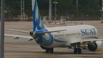 Jet of SCAT at Phuket Airport video