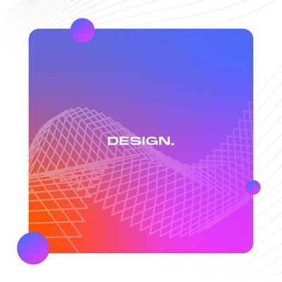 Colorful square gradient background. Social media template vector illustration.