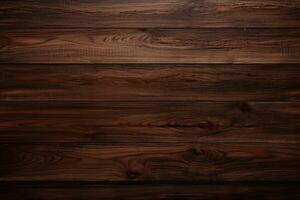 AI generated Empty wood background An empty wooden counter table top for product display Ai generated photo