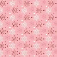 Snowflakes on a pink background. Pink background with snowflakes. Pattern on the swatch panel. vector