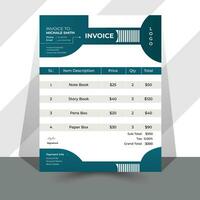 Invoice Design Template vector