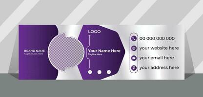 Email Signature Design vector