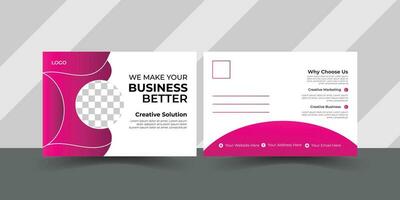 Business post card Design vector