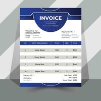 Invoice Design Template vector