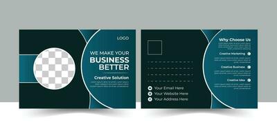 Business post card Design vector